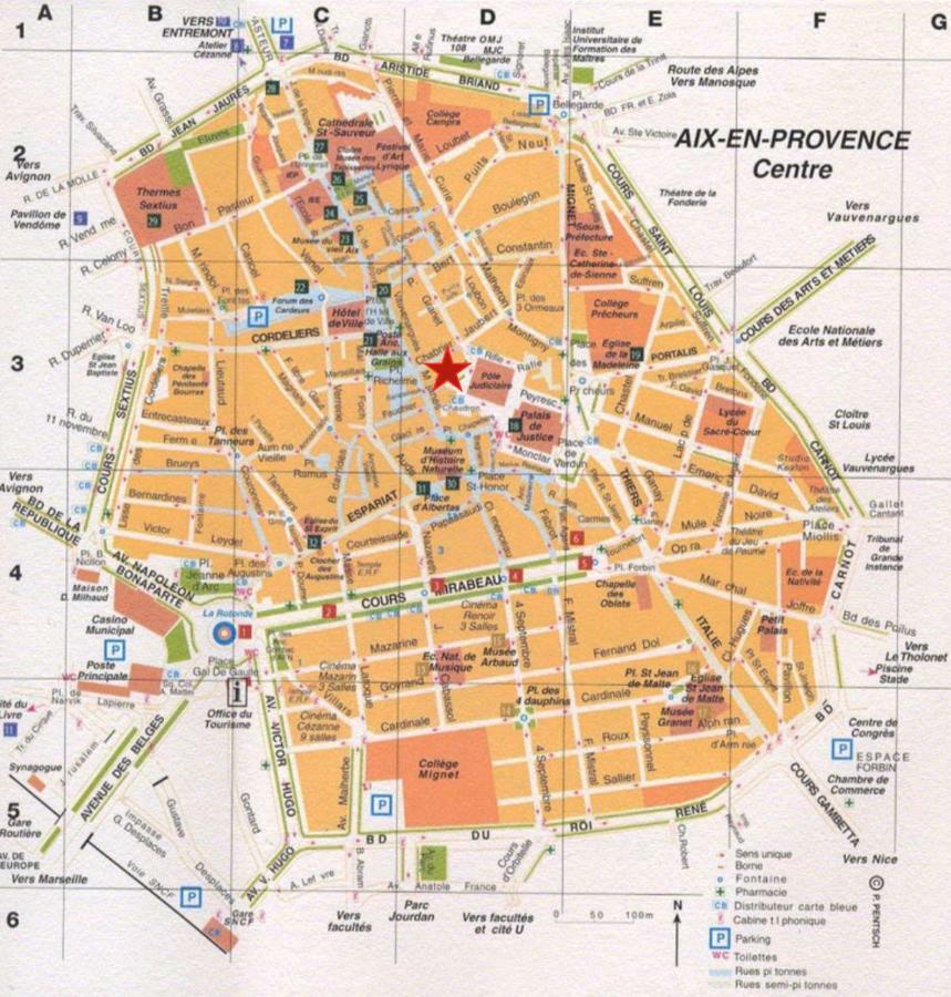 شقة Beau 3 Pieces 83 M2 Au Coeur Du Centre Historique D'Aix En Provence آيكس أومبروفينس المظهر الخارجي الصورة